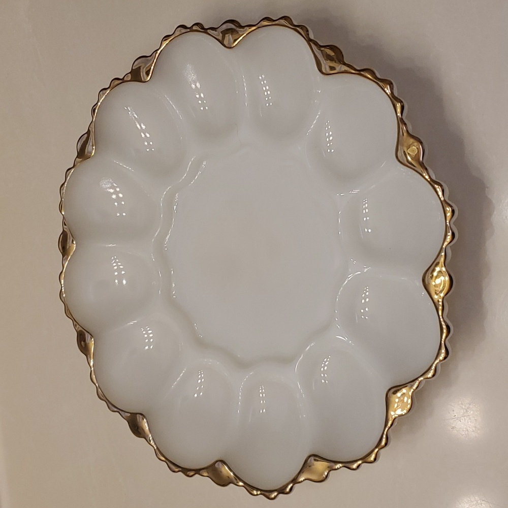 Anchor Hocking Egg Plate
